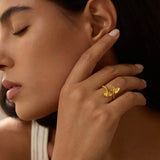 Satya |Freedom to Soar Adjustable Butterfly Ring