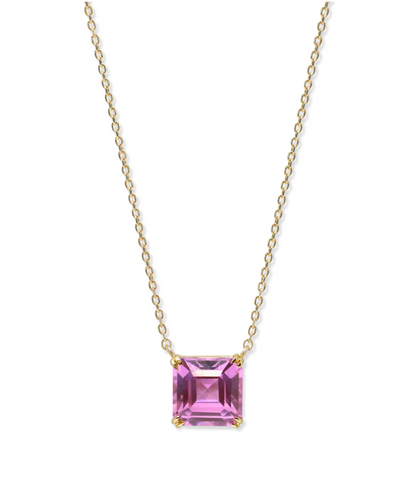 Anzie | Jac + Jo 14k gold Pink Sapphire Harper Necklace