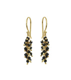 Catherine Weitzman | Mini Fringe Earrings with Gemstones