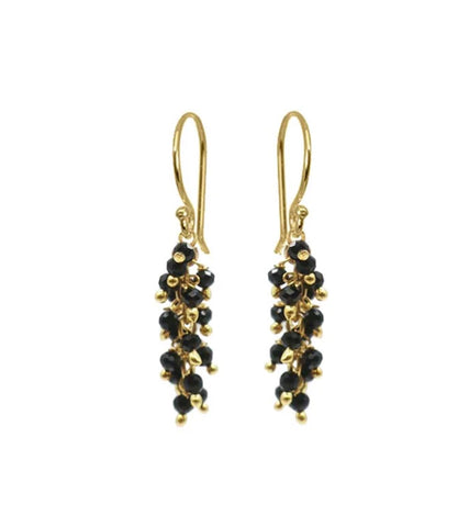 Catherine Weitzman | Mini Fringe Earrings with Gemstones