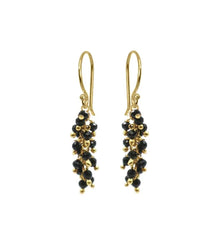 Catherine Weitzman | Mini Fringe Earrings with Gemstones