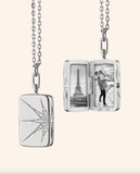 Monica Rich Kosann | Sun and Star Locket with White Sapphire