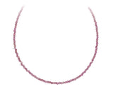 Pyrrha | 14K Gold Faceted Stone Choker