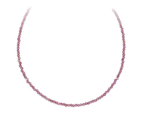 Pyrrha | 14K Gold Faceted Stone Choker