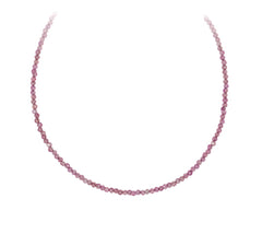 Pyrrha | 14K Gold Faceted Stone Choker