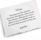 Pyrrha | Writer Sterling Silver Talisman Necklace