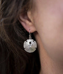 Kat Cadegan | Sand Dollar Sterling silver Earrings