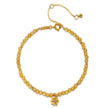 Satya | Citrine Lotus November Birthstone Bracelet