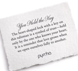 Pyrrha | You Hold the Key 14K Gold on Silver Talisman Necklace