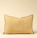 Indaba | Dash & Dot Linen Pillow, Sunflower
