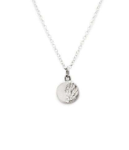 Kat Cadegan | Wild Grass Pendant | Small Disc necklace