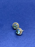 John Blair | Blue Topaz silver studs