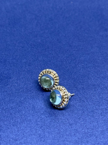 John Blair | Blue Topaz silver studs