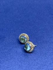John Blair | Blue Topaz silver studs