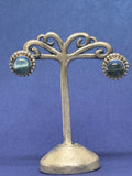 John Blair | Blue Topaz silver studs