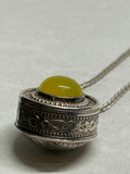 John Blair | Yellow and orange chalcedony necklace