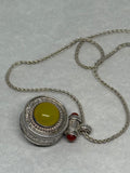 John Blair | Yellow and orange chalcedony necklace