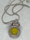 John Blair | Yellow and orange chalcedony necklace