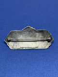 John Blair | Sterling silver brooch with turquoise