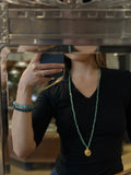 Satya | Open to Love Chakra Mala, Green aventurine