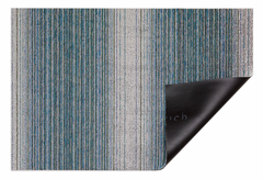 Chilewich | Fade Stripe Shag Indoor/Outdoor Mat (2' x 3') - Lagoon