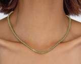 Shashi | Aisha Necklace, Green Tourmaline