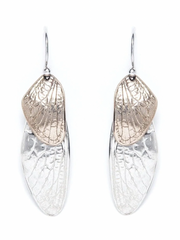 Kat Cadegan | Cicada Earrings, Doubles