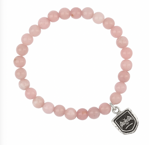 Pink hot sale opal bracelet