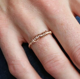 Dianne Rodger | Twist Ring - Rose Gold Fill