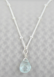 Dianne Rodger | Satellite Gemstone Solo Necklace - Sterling Silver