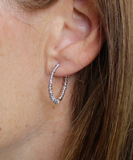 Dianne Rodger | Twist Earring - The Hoop - Sterling Silver