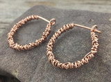 Dianne Rodger | Twist Earring - The Hoop - Rose Gold Fill