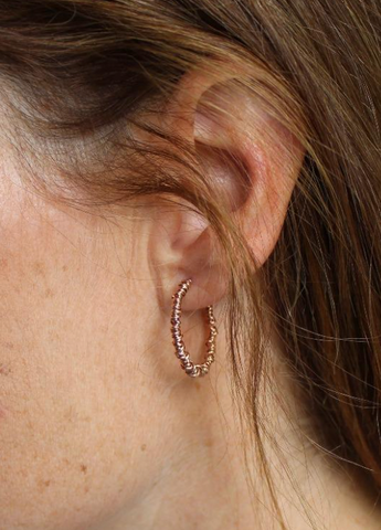 Dianne Rodger | Twist Earring - The Hoop - Rose Gold Fill