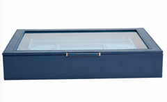 Wolf | Sophia Jewellery Box With Window (Indigo)