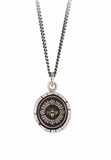 Pyrrha | "Honeybee" Sterling Silver and Gold Talisman Necklace