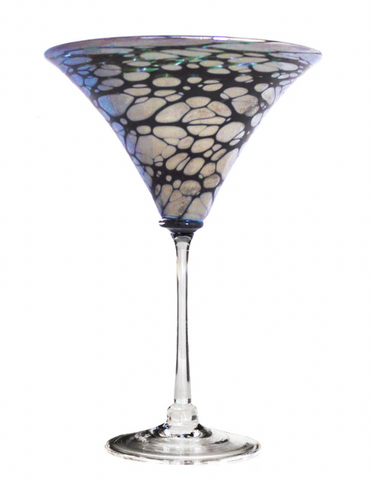 Romeo Glass | Silver Spider Martini Glass