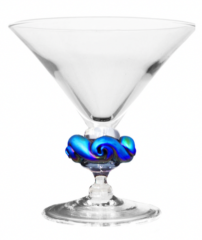 Romeo Glass | Iridescent Ace Short Martini Glass
