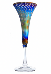 Romeo Glass | Honeycomb Flute Glass