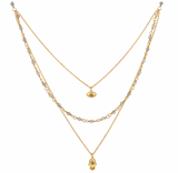 Satya | Watchful Gaze Evil Eye Hamsa Layered Necklace