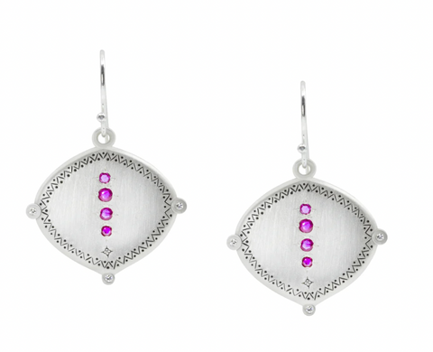 Adel Chefridi | Rain Earrings Ruby