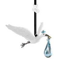 Michael Aram | Stork Ornament - Blue