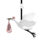 Michael Aram | Stork Ornament - Pink