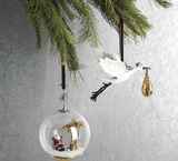 Michael Aram | Island Santa Snow Globe Ornament