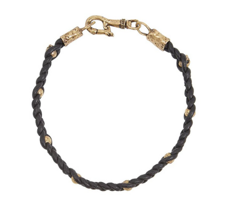 Gurhan | Braided Cord & Brass Bracelet