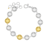 Gurhan | Spell All Around Single Strand Bracelet, 10mm, Gold Accents