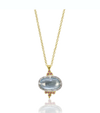 Adel Chefridi | Two Tone Aquamarine Pendent