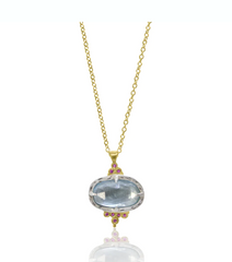 Adel Chefridi | Two Tone Aquamarine Pendent