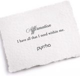 Pyrrha | Sterling Silver "I Have All That I Need Within Me" Affirmation Talisman Bracelet