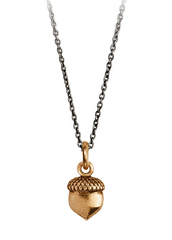 Pyrrha | Bronze "Acorn" Charm Necklace