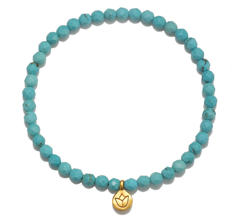 Satya | Inner Voice Lotus Turquoise Bracelet